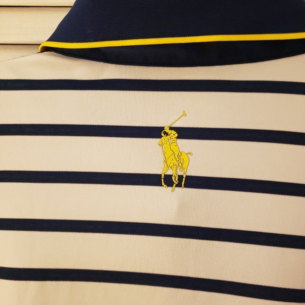 Womens Ralph Lauren Polo Golf Large 100 Anniversary Bellerive PGA Golf Shirt - Picture 6 of 12